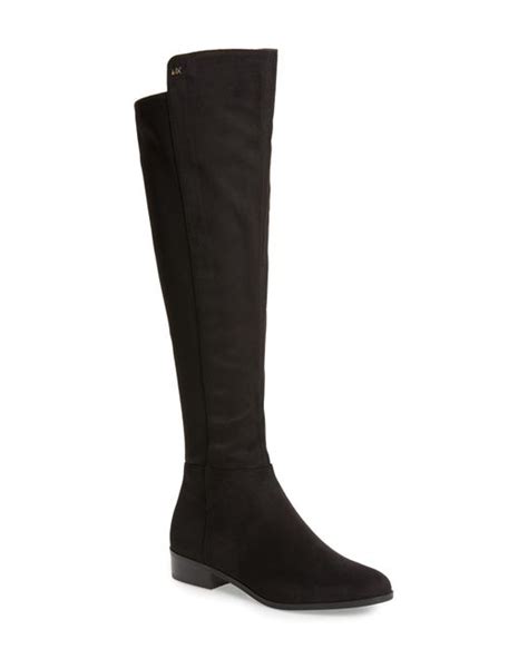 michael michael kors bromley riding boots - black|Michael Kors bromley flat boots.